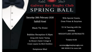 Spring ball 2026 Galway Bay rugby 