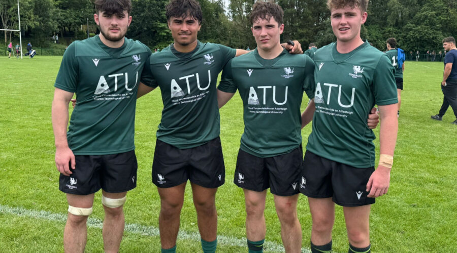 Four of our U18 stars took to the field last week against the visiting Eagles Rugby Academy from the USA. This Friday, they gear up for another big challenge as they face Ulster Schools (Venue: Clongowes Wood College). Left to right: Conor Dalton, James Siva, John Brendan McDonnell, and Dylan Curran.
