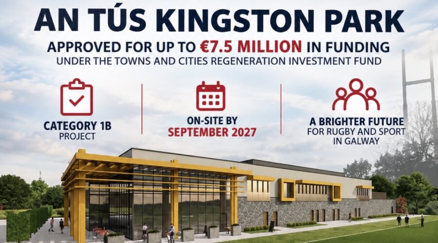 €7.5m Funding Boost for An Tús Kingston Park