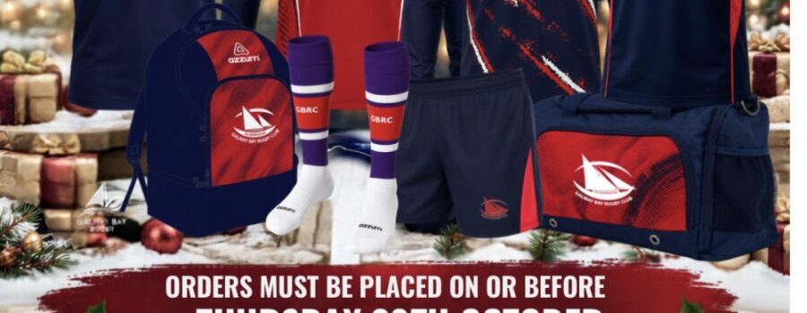 Galway Bay Rugby Christmas Store 2026 | Shop GBRC Kit