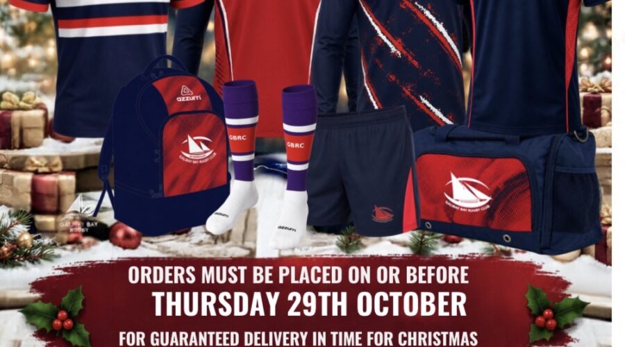 Galway Bay Rugby Christmas Store 2026 | Shop GBRC Kit